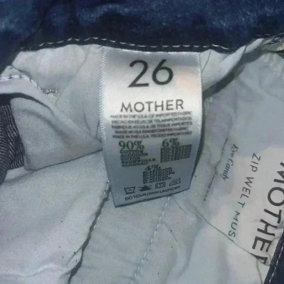 Mother Denim Jeans- zip welt muse in eye candy - Picture 4 of 5
